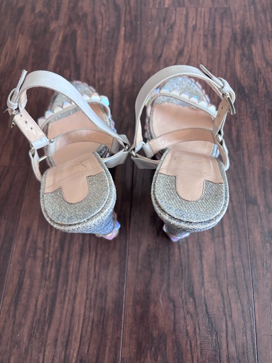 Christian Louboutin Iridescent Studded Platform Sandals main image 5